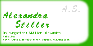 alexandra stiller business card